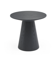 Tommy Franks Tavamo Side Table - Black Oak   Nicholas John Interiors