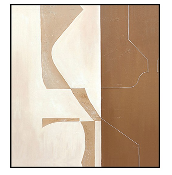 Tommy Franks Vivid Shape Painting   Nicholas John Interiors