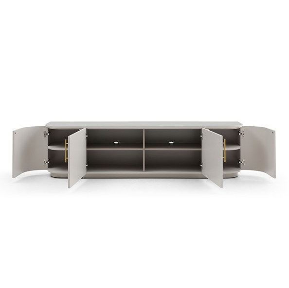 Oakura TV Unit - Matte Beige   Nicholas John Interiors