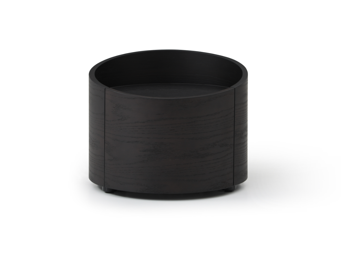 Amond Bedside - Smoke Oak   Nicholas John Interiors