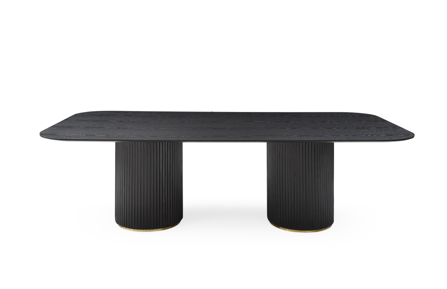 Tommy Franks Lantine 240 Dining Table - Black Oak   Nicholas John Interiors