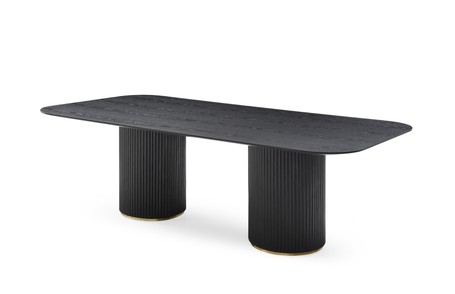 Tommy Franks Lantine 240 Dining Table - Black Oak   Nicholas John Interiors