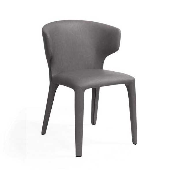 Vela Dining Chair - Graphite   Nicholas John Interiors