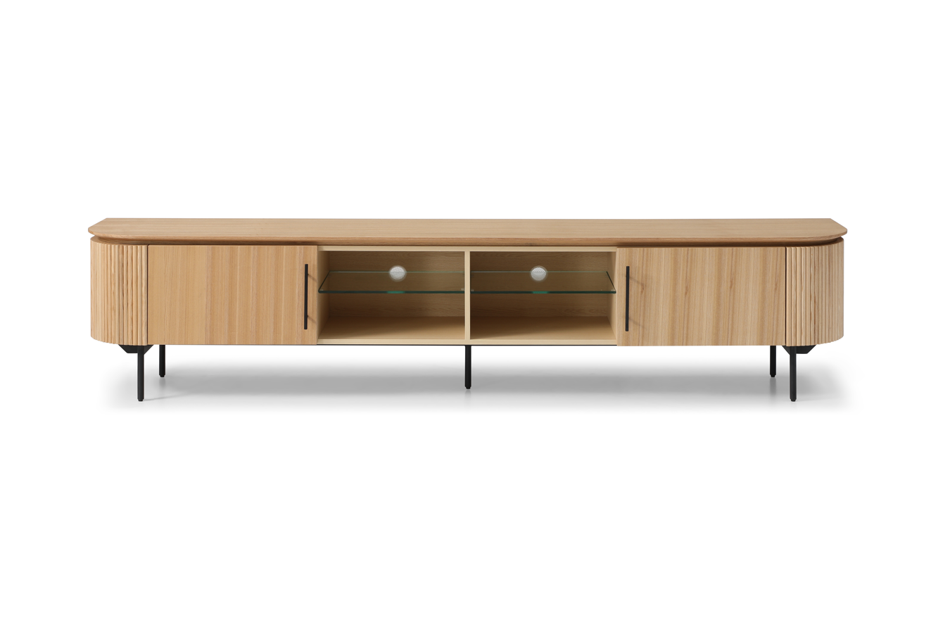 Tommy Franks Lantine TV Unit in Ash Oak   Nicholas John Interiors