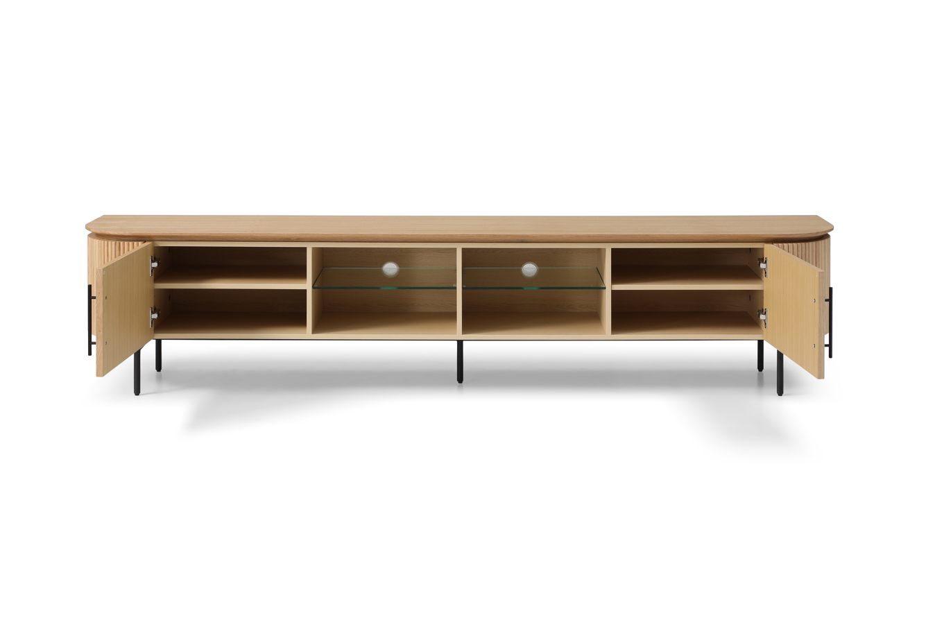 Tommy Franks Lantine TV Unit in Ash Oak   Nicholas John Interiors