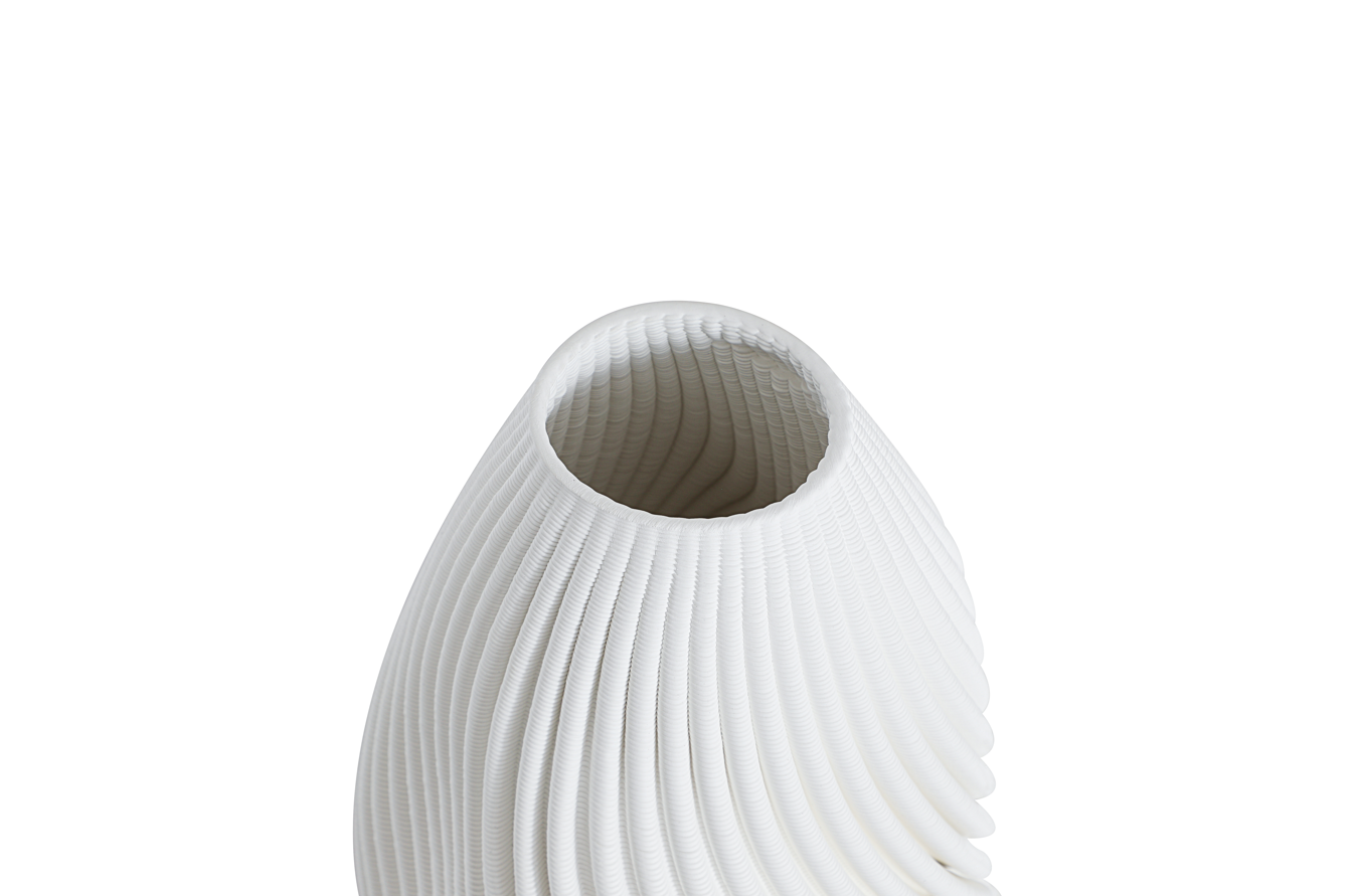 Tommy Franks Cirql Ceramic Pot - White