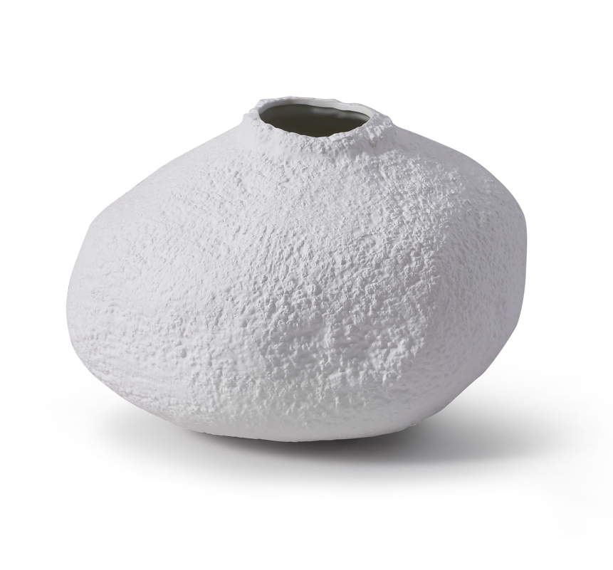 Tommy Franks Hedron III Ceramic Pot   Nicholas John Interiors