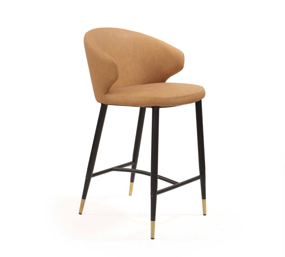 Bellroy Barstool - Vintage Eco Pelle Honey   Nicholas John Interiors