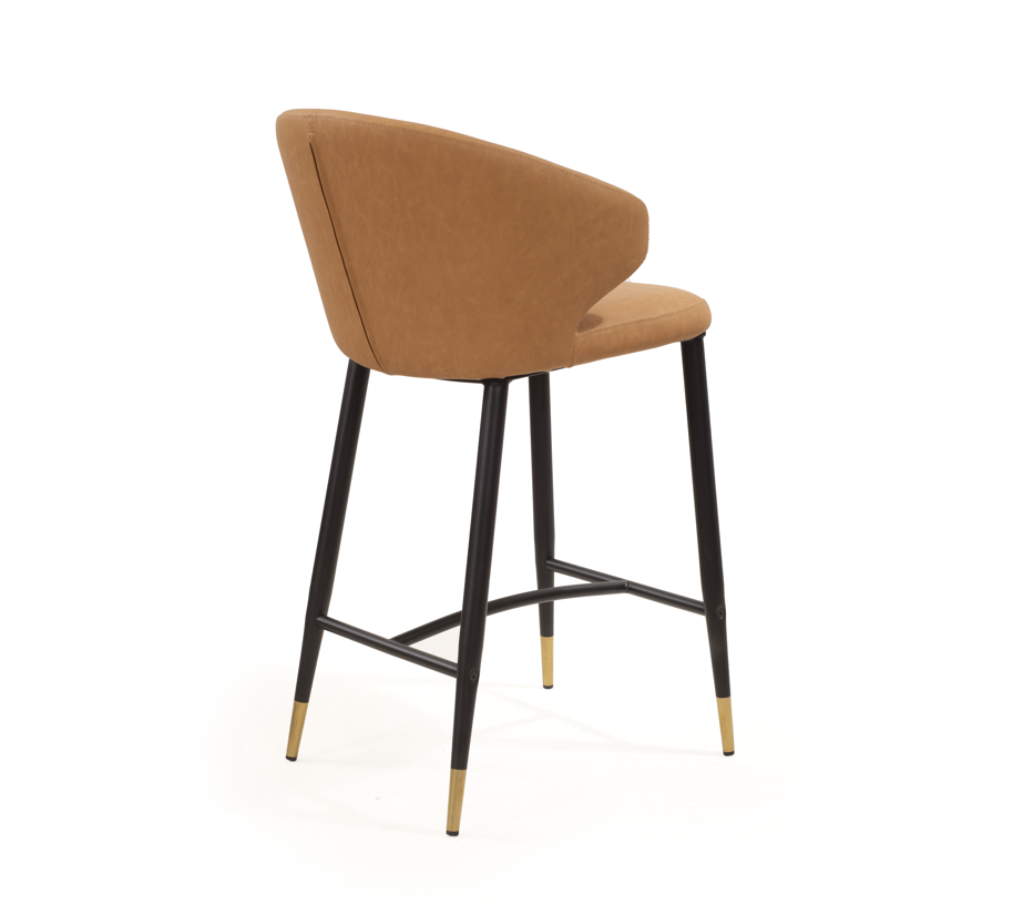 Bellroy Barstool - Vintage Eco Pelle Honey   Nicholas John Interiors