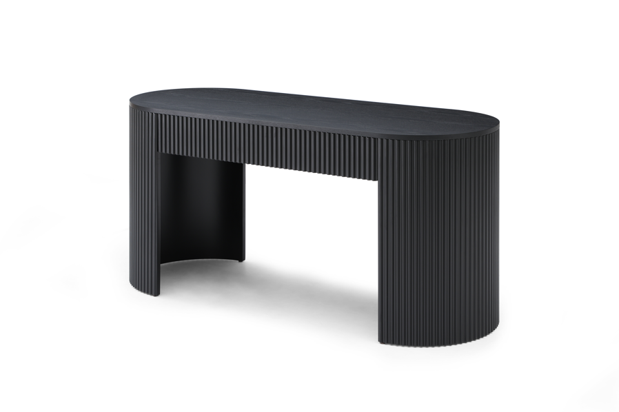 Lantine Desk - Black Oak   Nicholas John Interiors