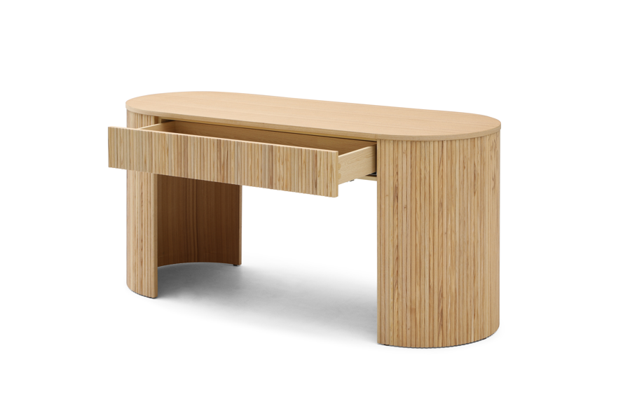 Lantine Desk - Ash Oak   Nicholas John Interiors