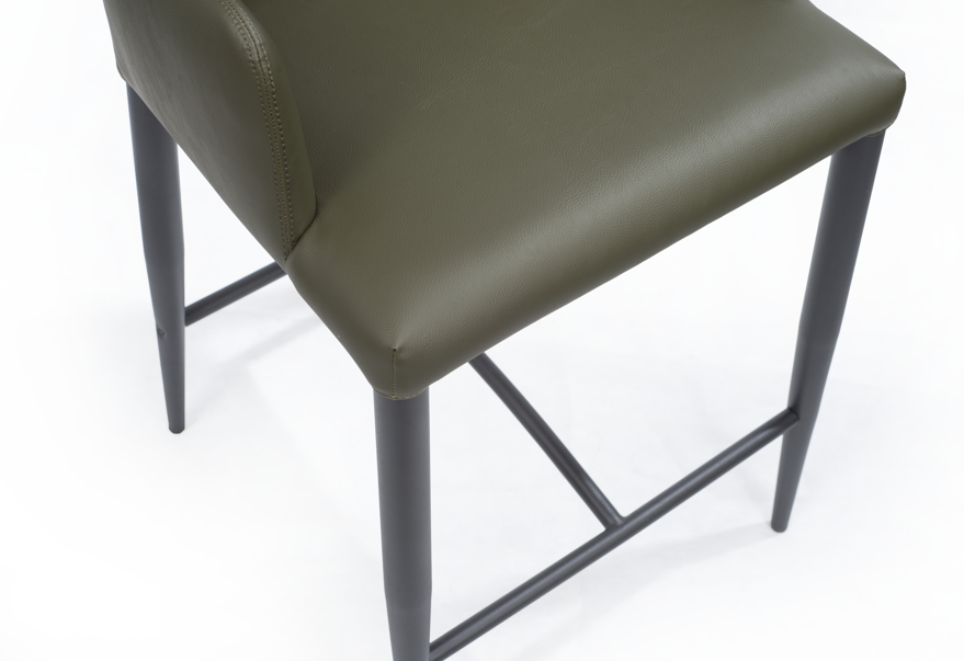 Tommy Franks Varsi Counter Stool - Baretta Green   Nicholas John Interiors