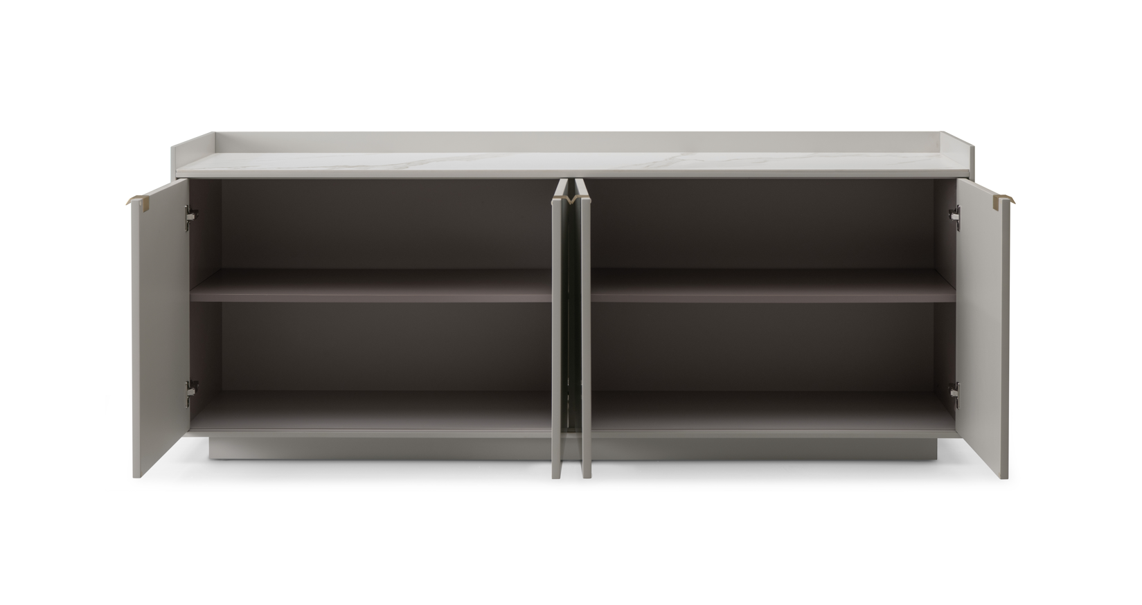 Tommy Franks Saviour Buffet in Matte Beige   Nicholas John Interiors