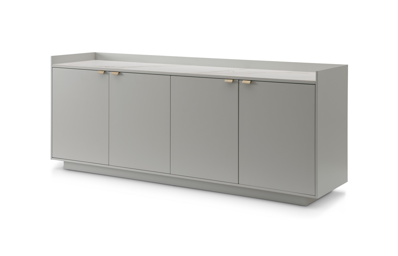 Tommy Franks Saviour Buffet in Matte Beige   Nicholas John Interiors