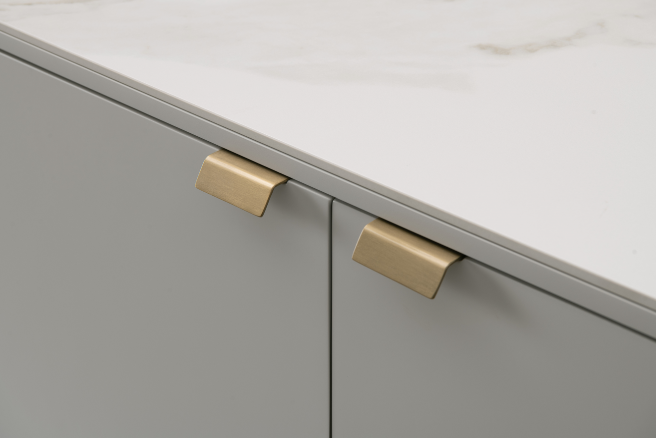 Tommy Franks Saviour Buffet in Matte Beige   Nicholas John Interiors