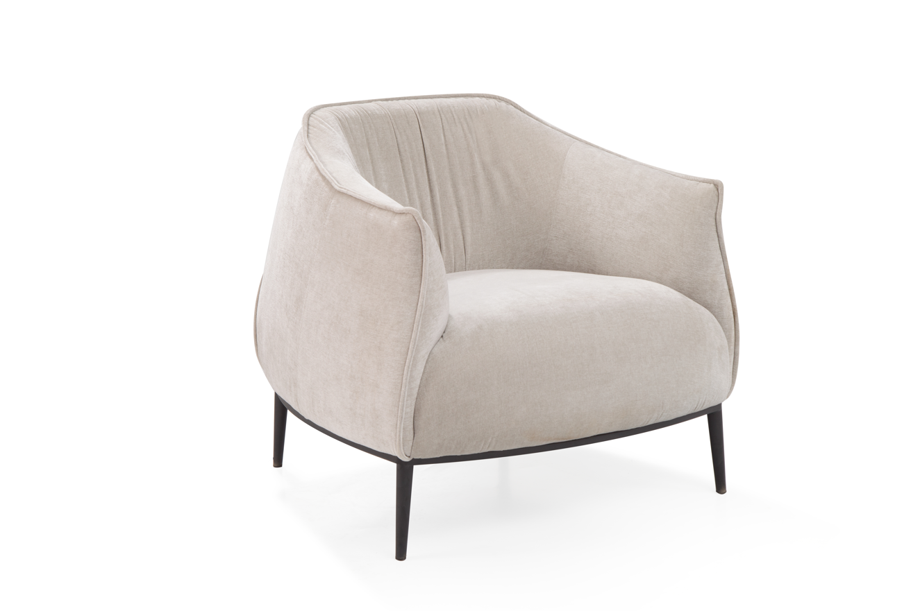 Tyrone Lounge Chair - Beige   Nicholas John Interiors