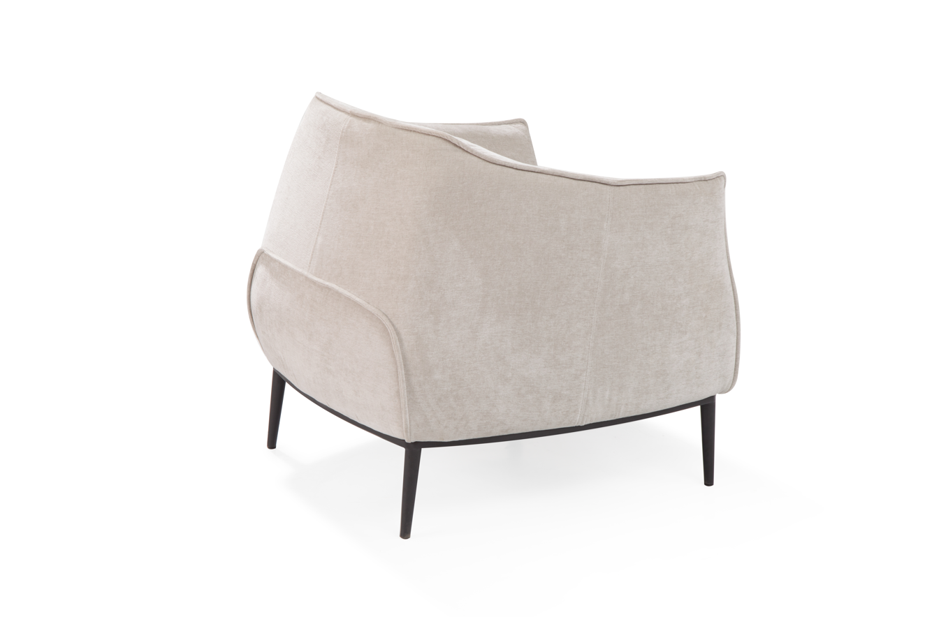 Tyrone Lounge Chair - Beige   Nicholas John Interiors