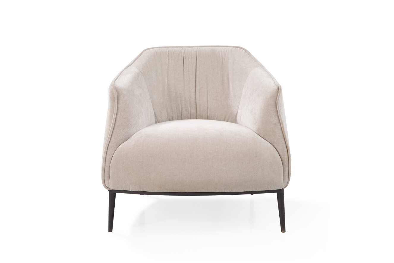 Tyrone Lounge Chair - Beige   Nicholas John Interiors