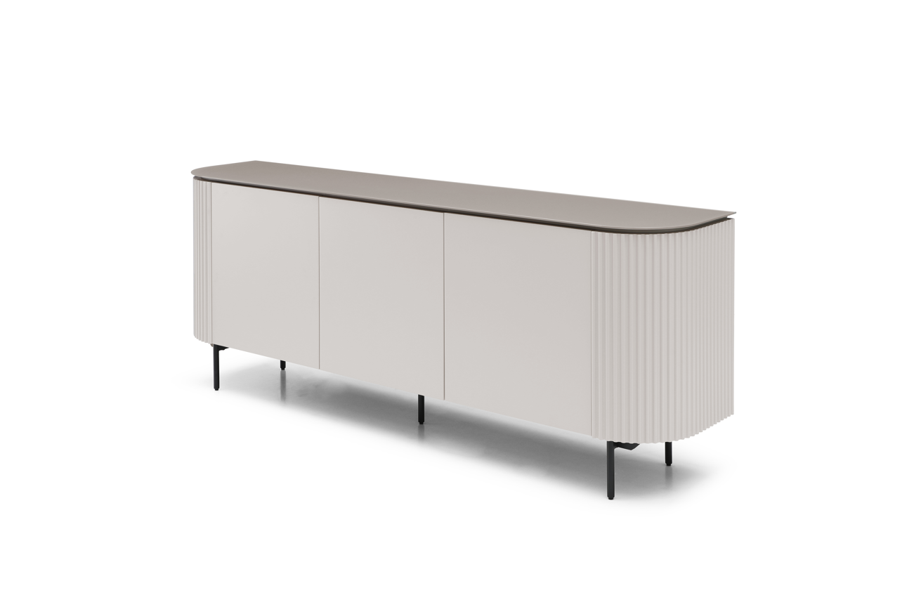 Tommy Franks Lantine Buffet - Matt Beige   Nicholas John Interiors