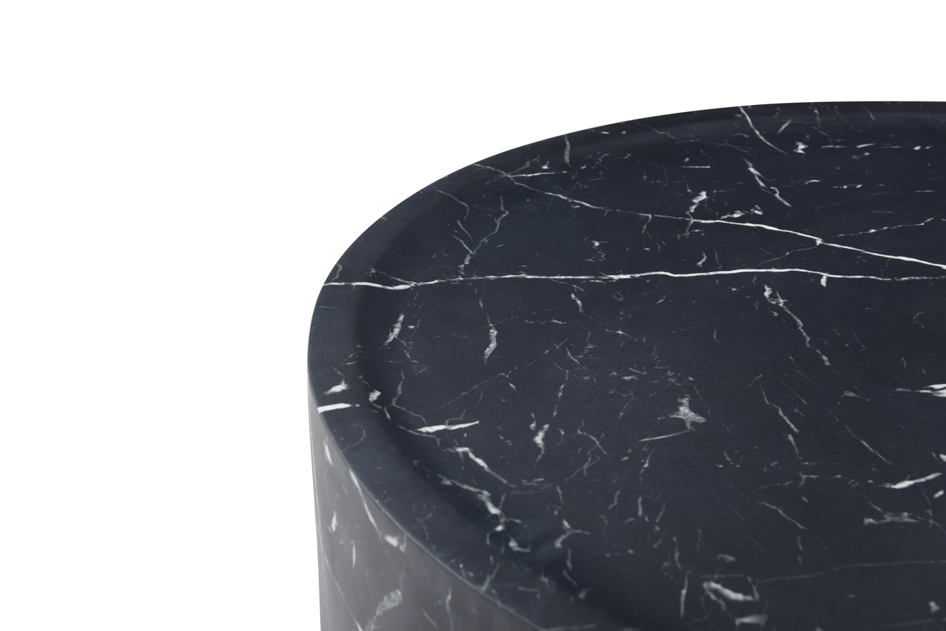 Tommy Franks Ciladro Medium Coffee Table in Faux Black Marble   Nicholas John Interiors