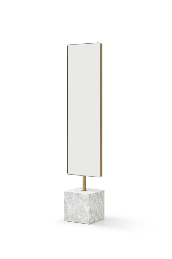 Tommy Franks Tetra Free Standing Mirror   Nicholas John Interiors