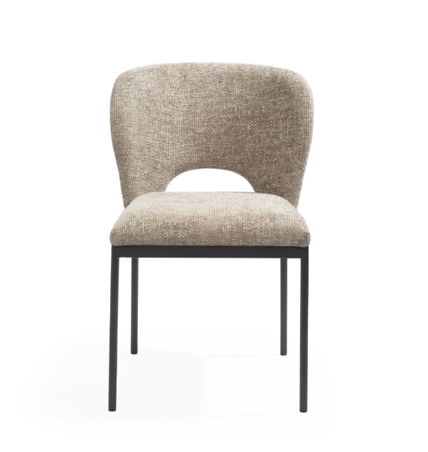 Wolfie Dining Chair - Set of 2 -Taupe   Nicholas John Interiors
