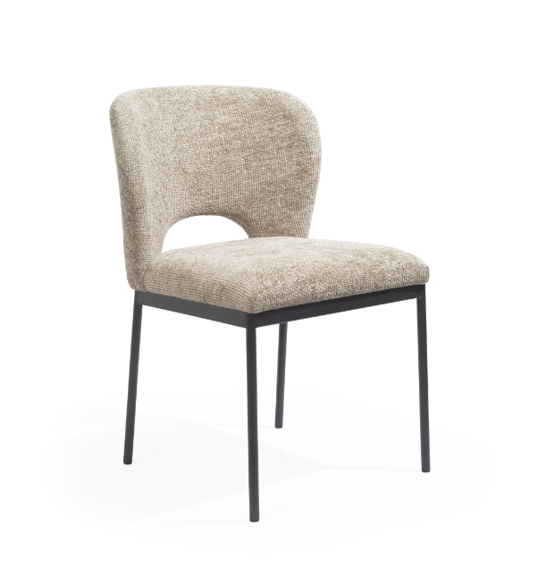 Wolfie Dining Chair - Set of 2 -Taupe   Nicholas John Interiors