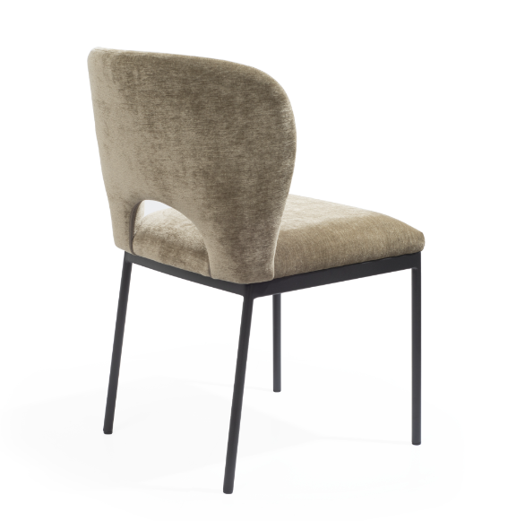 Wolfie Dining Chair - Set of 2 - Olive   Nicholas John Interiors