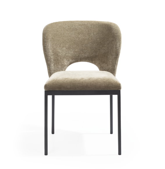 Wolfie Dining Chair - Set of 2 - Olive   Nicholas John Interiors