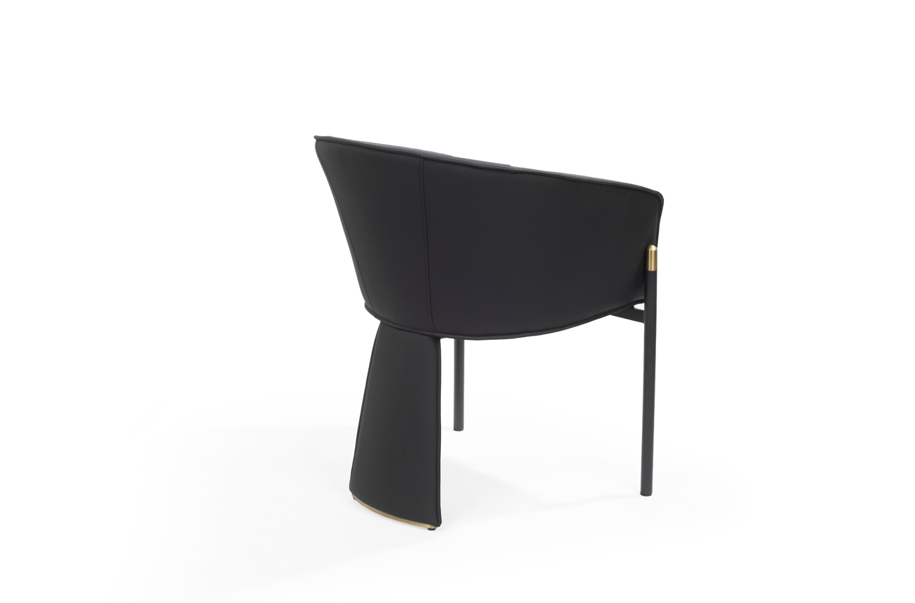 Tommy Franks Felipo Dining Chair - Set of 2 - Mustang Black   Nicholas John Interiors