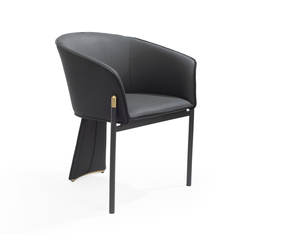 Tommy Franks Felipo Dining Chair - Set of 2 - Mustang Black   Nicholas John Interiors