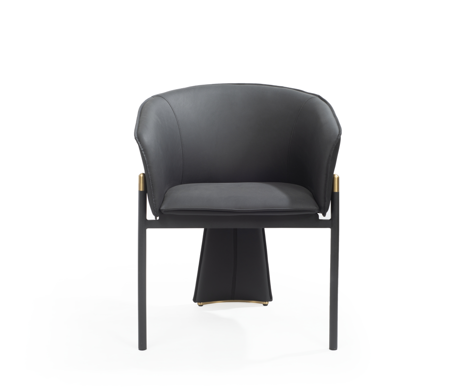 Tommy Franks Felipo Dining Chair - Set of 2 - Mustang Black   Nicholas John Interiors