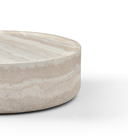 Ciladro Coffee Table - Faux Travertine - Medium   Nicholas John Interiors