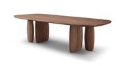 Tommy Franks Underline 280 Dining Table - Light Walnut   Nicholas John Interiors