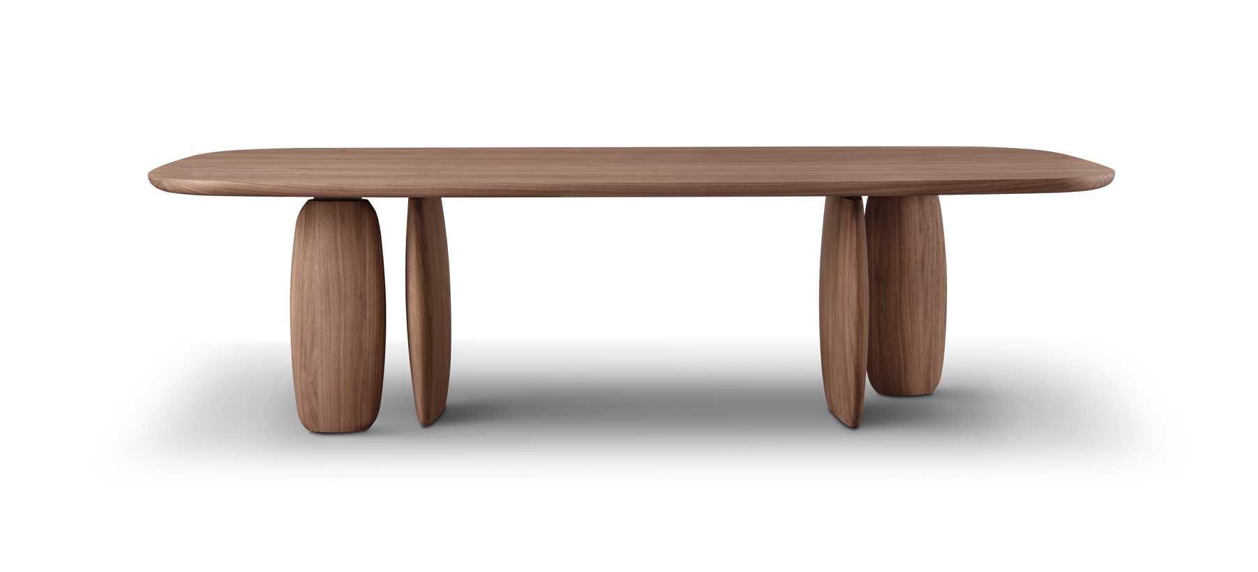 Tommy Franks Underline 280 Dining Table - Light Walnut   Nicholas John Interiors