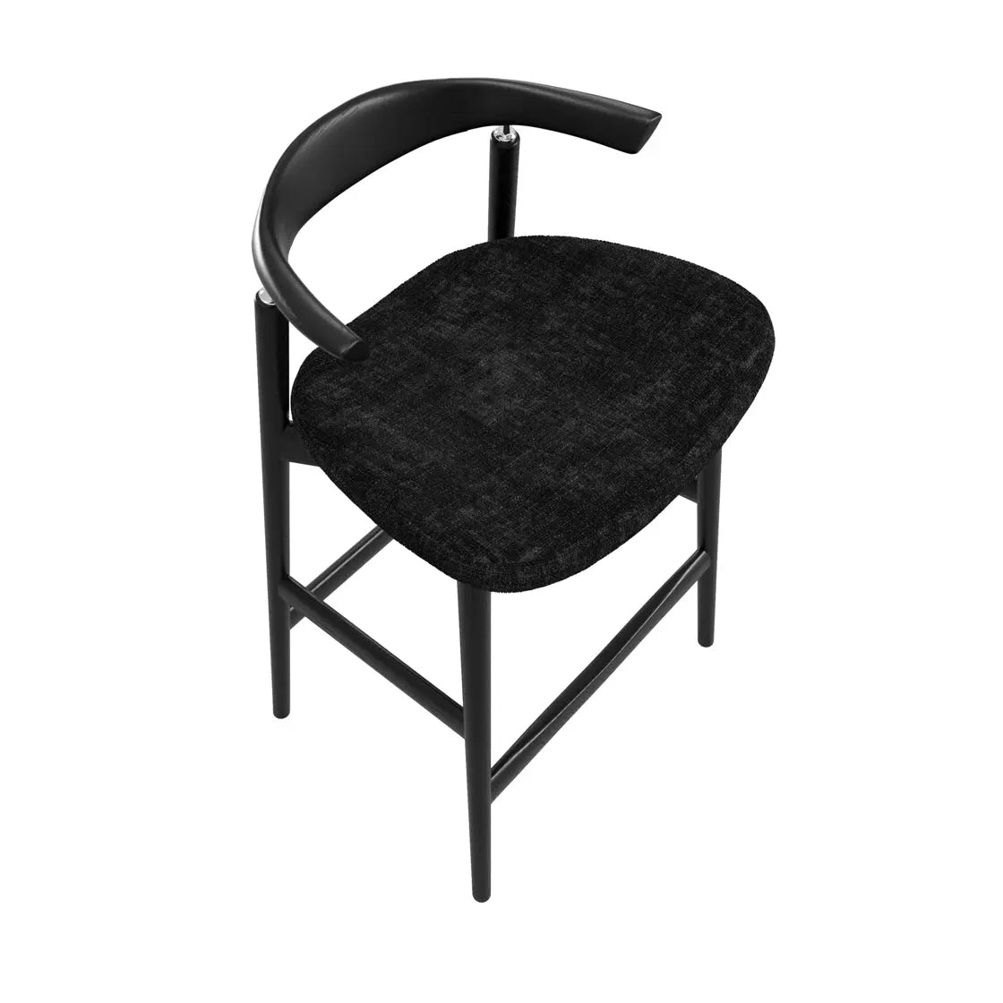 Ashford & Grey Seine Coal and Black Counter Stool