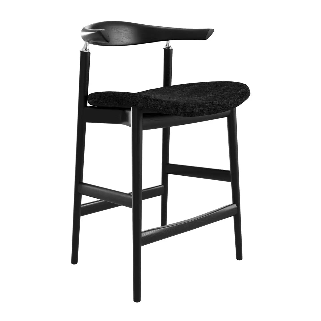 Ashford & Grey Seine Coal and Black Counter Stool