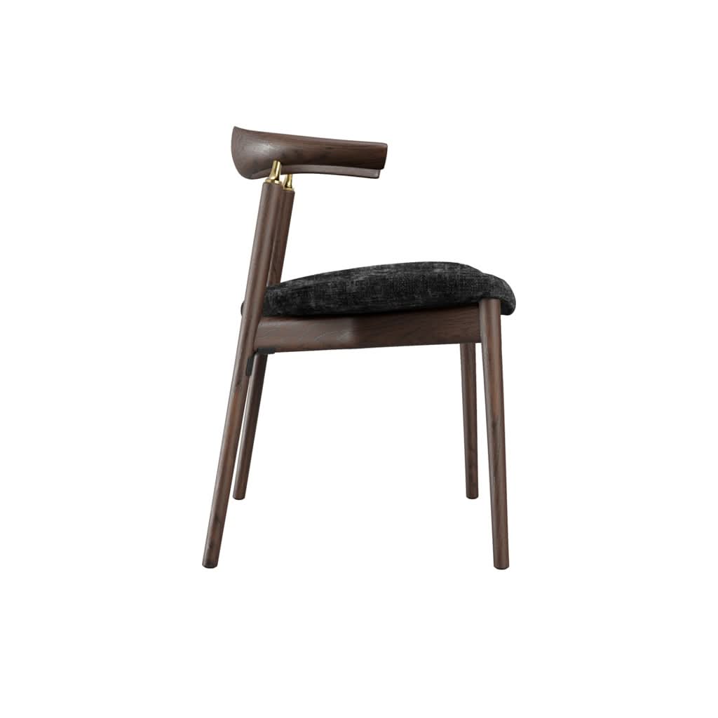 Ashford & Grey Seine Coal and Chocolate Dining Chair   Nicholas John Interiors