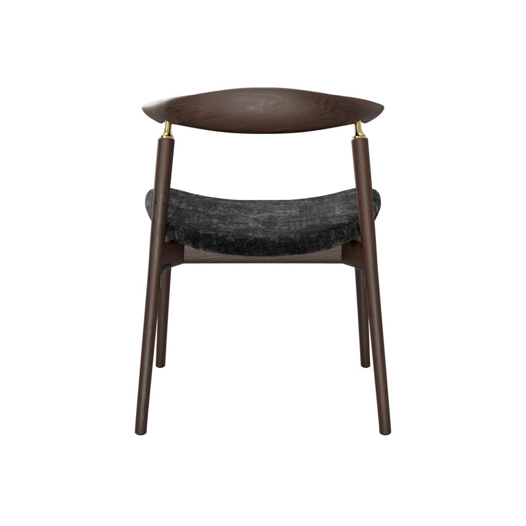 Ashford & Grey Seine Coal and Chocolate Dining Chair   Nicholas John Interiors