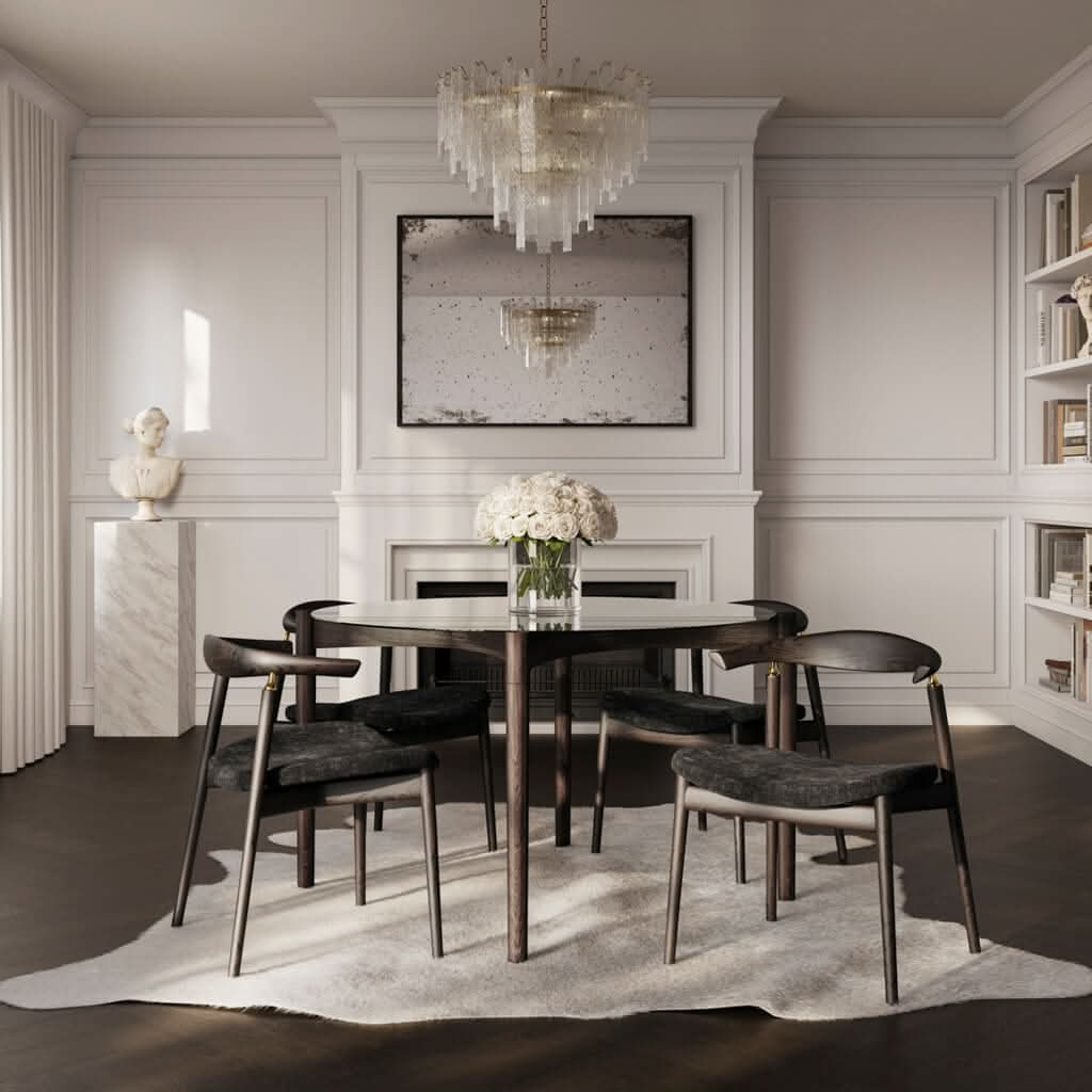 Ashford & Grey Seine Coal and Chocolate Dining Chair   Nicholas John Interiors