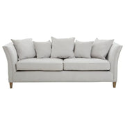 Selton Three Seat Grey Fabric Sofa   Nicholas John Interiors