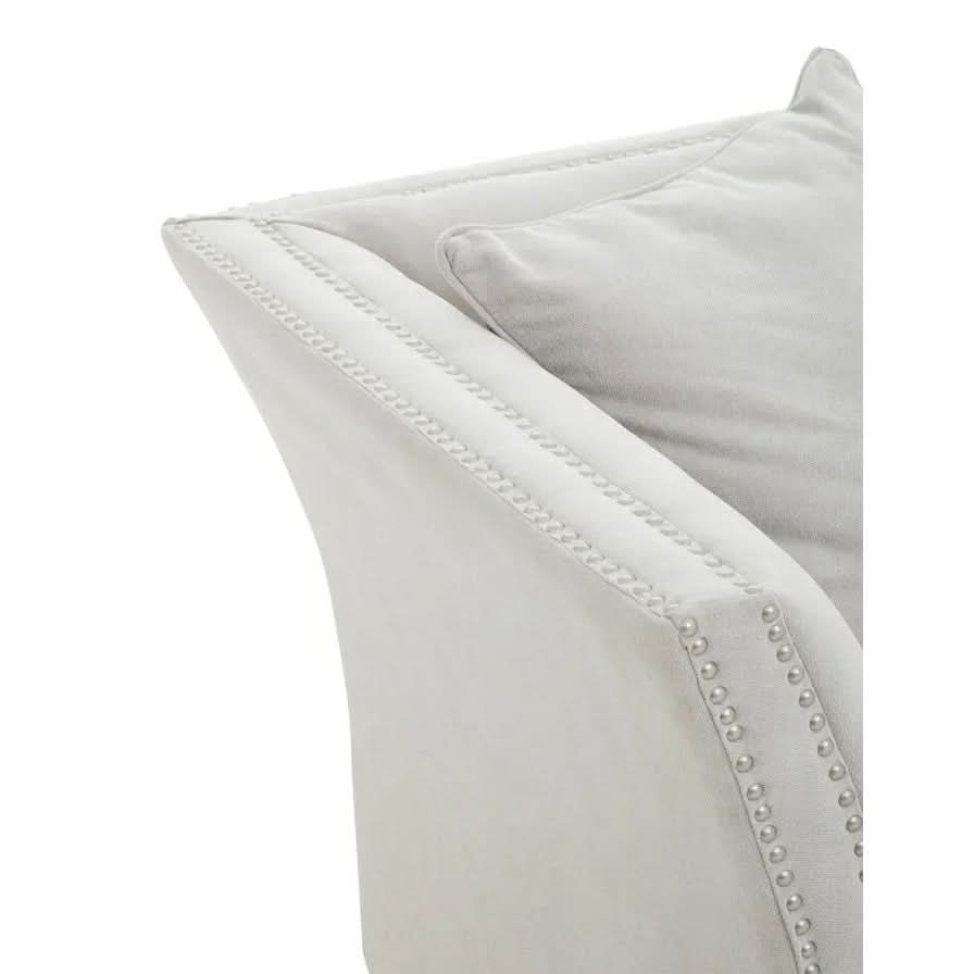 Selton Two Seat Grey Fabric Sofa   Nicholas John Interiors