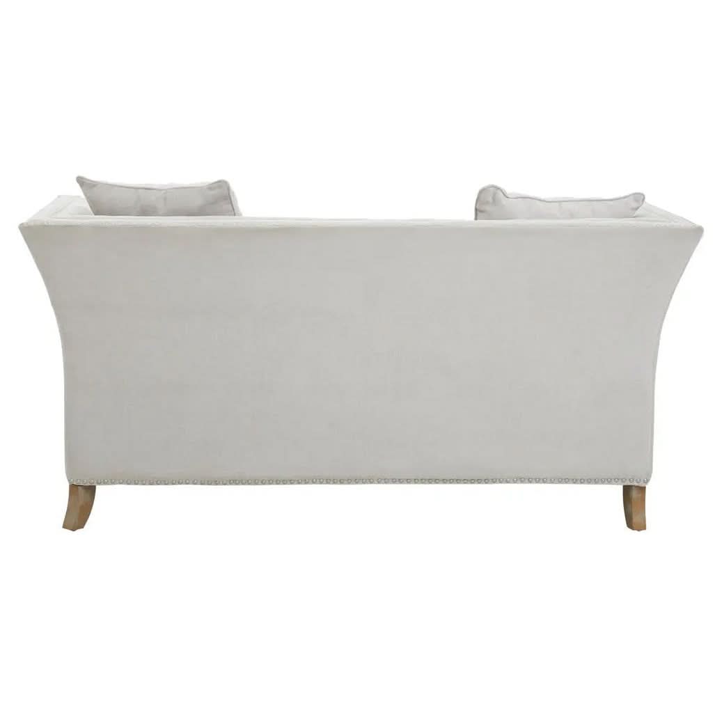 Selton Two Seat Grey Fabric Sofa   Nicholas John Interiors