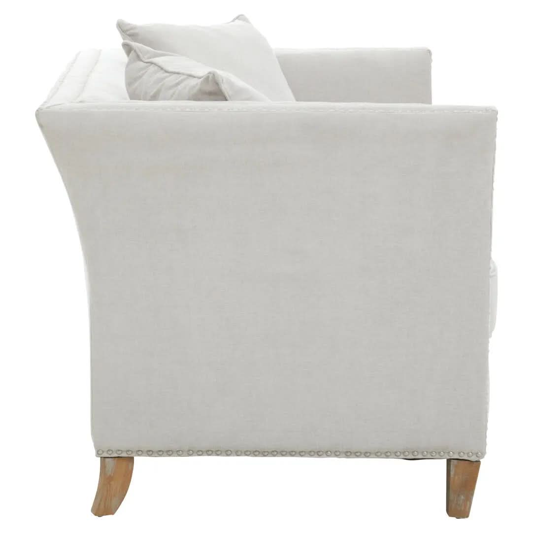 Selton Two Seat Grey Fabric Sofa   Nicholas John Interiors