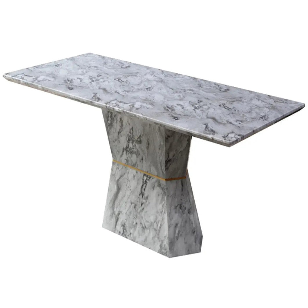 Selzia Grey Marble Console Table   Nicholas John Interiors
