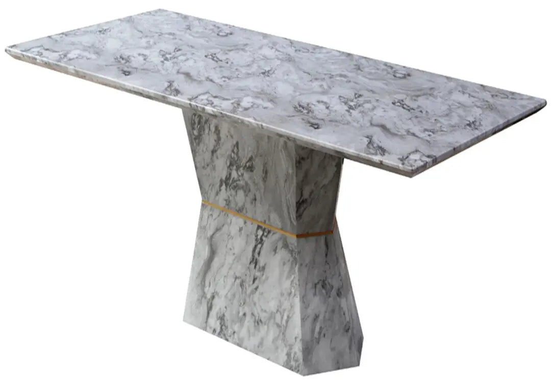 Selzia Grey Marble Console Table   Nicholas John Interiors