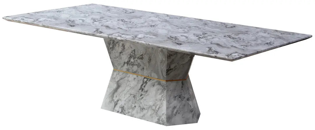 Selzia Grey Marble Dining Table   Nicholas John Interiors