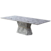 Selzia Grey Marble Dining Table   Nicholas John Interiors