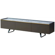 Selzia Grey Marble Top Media Unit   Nicholas John Interiors