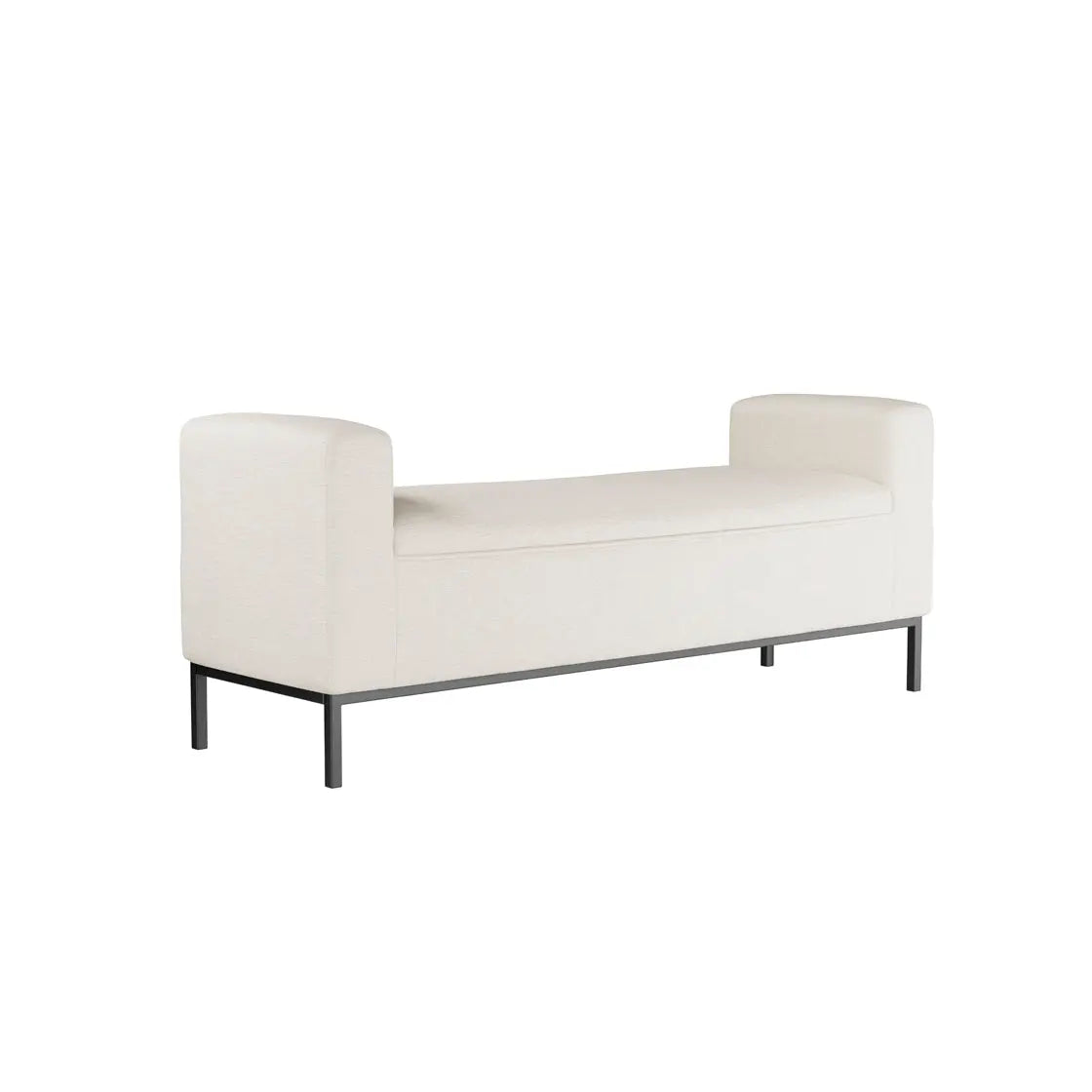 Ashford & Grey Serena Ivory Bench  Nicholas John Interiors